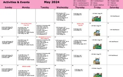 Activities and Events May 2024