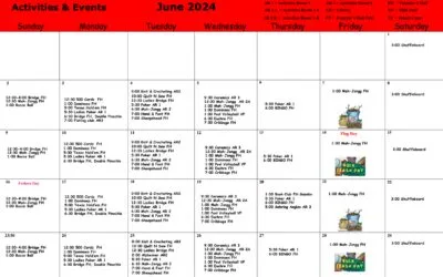 Activities and Events June 2024