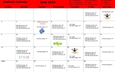 Wellness Calendar June 2024