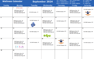 Wellness Calendar September 2024