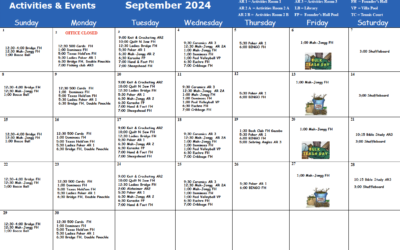 Activities and Events September 2024