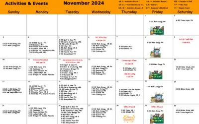 Wellness Calendar November 2024