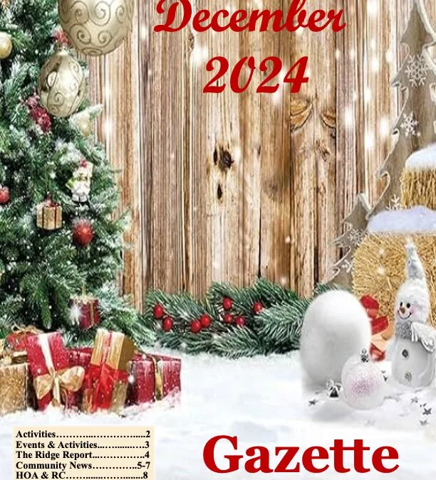October 2024 Gazette