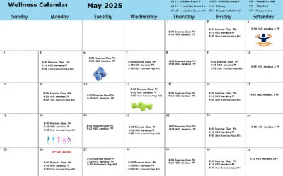 Wellness Calendar May 2025