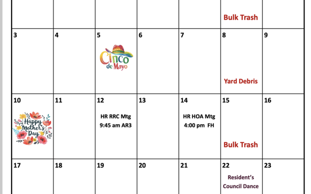 May 2026 Calendar