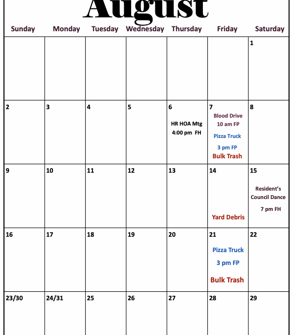 August 2026 Calendar