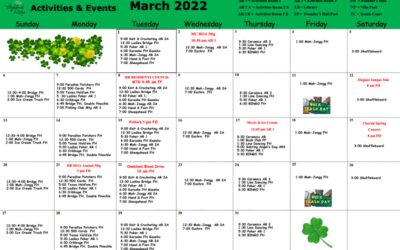 Activities and Events March 2022