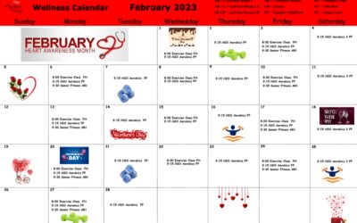 Wellness Calendar February 2023