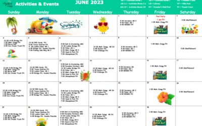 Activities and Events June 2023