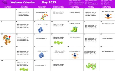 Wellness Calendar May 2023